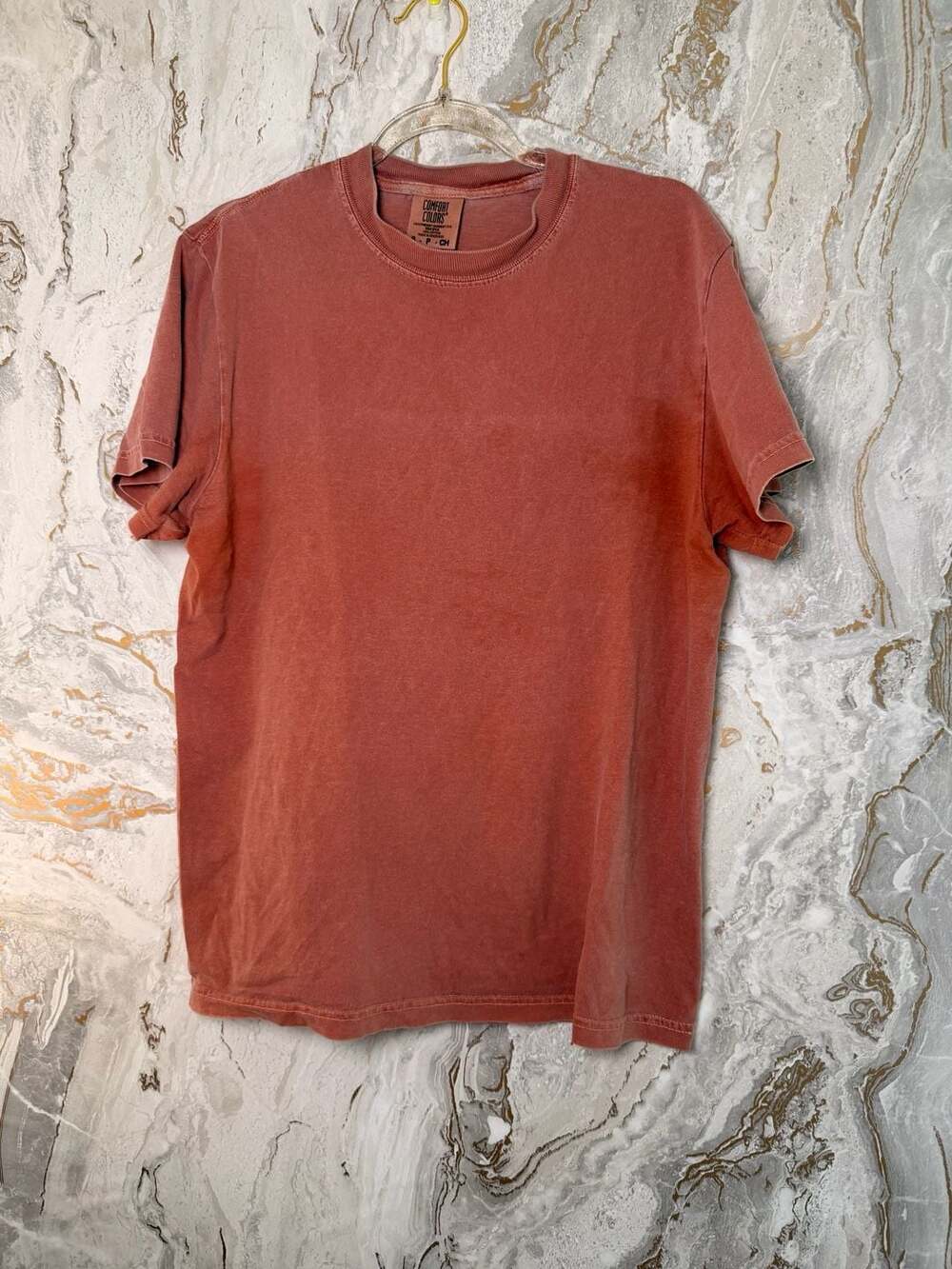 Comfort Colors Heavyweight Garment-Dyed Ring Spun Cotton T-Shirt in Terracotta